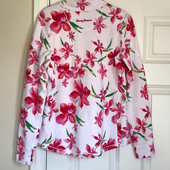 Tommy Bahama Cotton Zip Up Jacket Sz M - Picture 5 of 9